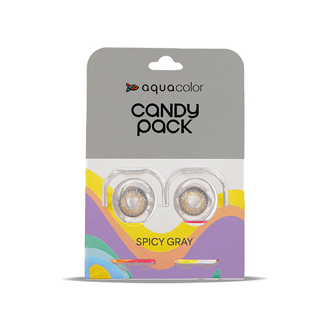 Aquacolor Candypack Aquacolor Spicy Grey Candypack Zero Power Dailies right side Aquacolor Candypack Aquacolor Spicy Grey Candypack Zero Power Dailies right side