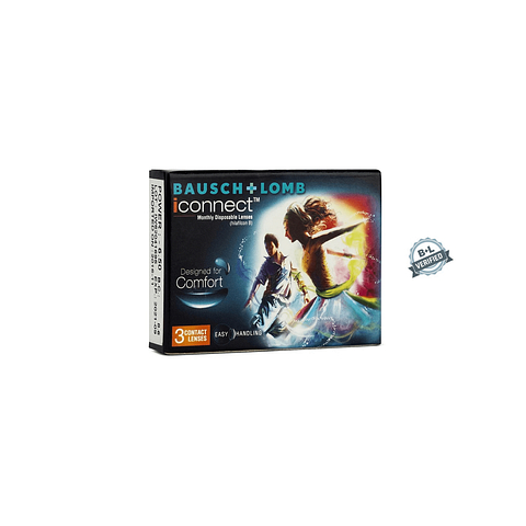 Bausch & Lomb iConnect Bausch Lomb iConnect 3 Lens Box right side Bausch & Lomb iConnect Bausch Lomb iConnect 3 Lens Box right side