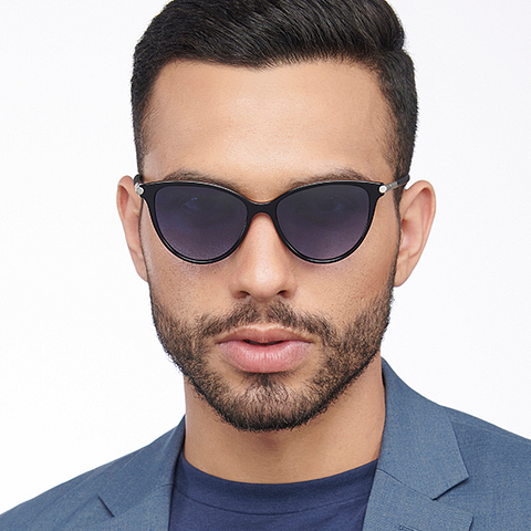 John Jacobs Online Black Full Rim Cat Eye left side John Jacobs Online Black Full Rim Cat Eye left side