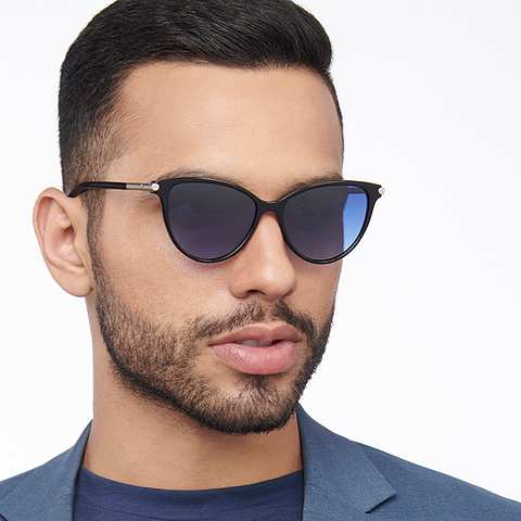 John Jacobs Online Black Full Rim Cat Eye left side John Jacobs Online Black Full Rim Cat Eye left side