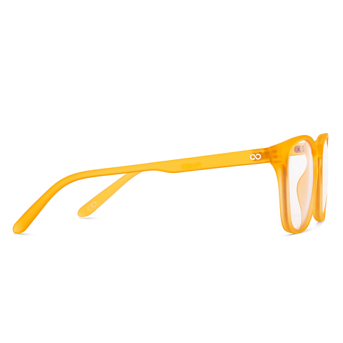 Hooper Screen Glasses Blue Block Phone Screen Glasses : Amber Orange Amber Orange Full Rim Wayfarer Hooper Hustlr HP D15011 C10 left side Hooper Screen Glasses Blue Block Phone Screen Glasses : Amber Orange Amber Orange Full Rim Wayfarer Hooper Hustlr HP D15011 C10 left side