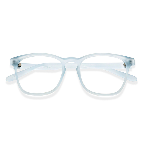 Hooper Screen Glasses Blue Block Phone Screen Glasses : Sky Blue Transparent Sky Blue Transparent Full Rim Wayfarer Hooper Hustlr HP D15011 C6 left side Hooper Screen Glasses Blue Block Phone Screen Glasses : Sky Blue Transparent Sky Blue Transparent Full Rim Wayfarer Hooper Hustlr HP D15011 C6 left side
