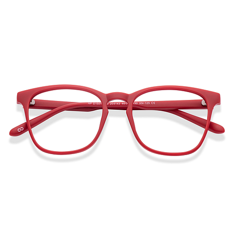 Hooper Screen Glasses Blue Block Phone Screen Glasses : Monza Red Monza Red Full Rim Wayfarer Hooper HP E15011 C3 left side Hooper Screen Glasses Blue Block Phone Screen Glasses : Monza Red Monza Red Full Rim Wayfarer Hooper HP E15011 C3 left side