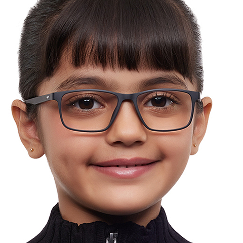 Hooper Screen Glasses Kids Glasses: Black Black Full Rim Rectangle Kids 5-8 yrs Hooper LK D16259 C1 right side Hooper Screen Glasses Kids Glasses: Black Black Full Rim Rectangle Kids 5-8 yrs Hooper LK D16259 C1 right side
