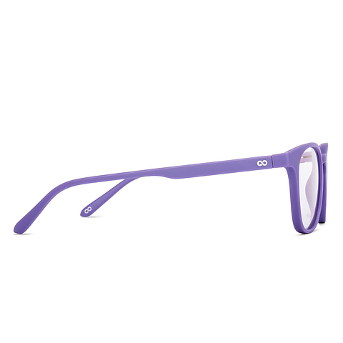 Hooper Screen Glasses Blue Block Phone Screen Glasses : Amethyst Amethyst Full Rim Wayfarer Hooper HP E15011 C18 left side Hooper Screen Glasses Blue Block Phone Screen Glasses : Amethyst Amethyst Full Rim Wayfarer Hooper HP E15011 C18 left side