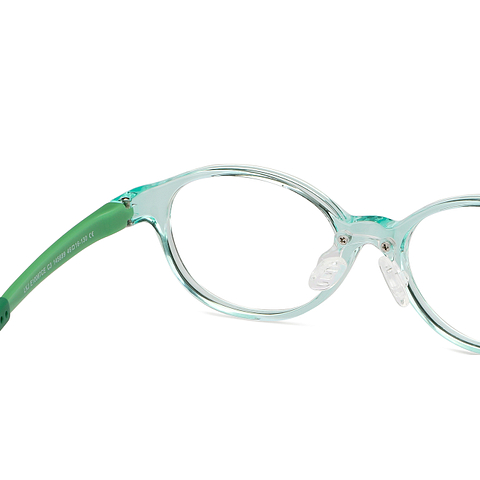 Hooper Screen Glasses Blue-Block Kids Computer Glasses: Green Transparent Full Rim Oval Kids 8-12 yrs Lenskart Junior LKJ E10067CE-C3 right side Hooper Screen Glasses Blue-Block Kids Computer Glasses: Green Transparent Full Rim Oval Kids 8-12 yrs Lenskart Junior LKJ E10067CE-C3 right side