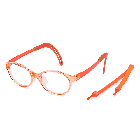 Hooper Screen Glasses Blue-Block Kids Computer Glasses: Orange Transparent Full Rim Oval Kids 8-12 yrs Lenskart Junior LKJ E10067CE-C4 right side Hooper Screen Glasses Blue-Block Kids Computer Glasses: Orange Transparent Full Rim Oval Kids 8-12 yrs Lenskart Junior LKJ E10067CE-C4 right side