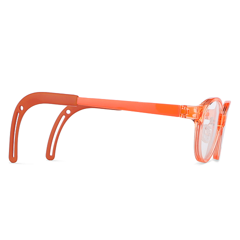 Hooper Screen Glasses Blue-Block Kids Computer Glasses: Orange Transparent Full Rim Oval Kids 8-12 yrs Lenskart Junior LKJ E10067CE-C4 left side Hooper Screen Glasses Blue-Block Kids Computer Glasses: Orange Transparent Full Rim Oval Kids 8-12 yrs Lenskart Junior LKJ E10067CE-C4 left side