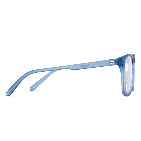 Hooper Screen Glasses Blue Block Phone Screen Glasses : Ocean Blue Ocean Blue Full Rim Wayfarer Hooper HP E15011 C6 left side Hooper Screen Glasses Blue Block Phone Screen Glasses : Ocean Blue Ocean Blue Full Rim Wayfarer Hooper HP E15011 C6 left side