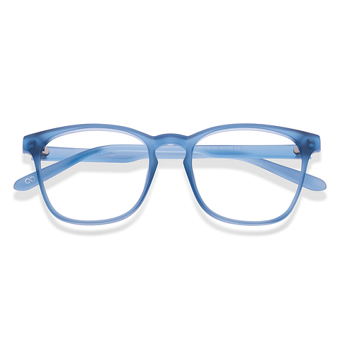 Hooper Screen Glasses Blue Block Phone Screen Glasses : Ocean Blue Ocean Blue Full Rim Wayfarer Hooper HP E15011 C6 left side Hooper Screen Glasses Blue Block Phone Screen Glasses : Ocean Blue Ocean Blue Full Rim Wayfarer Hooper HP E15011 C6 left side