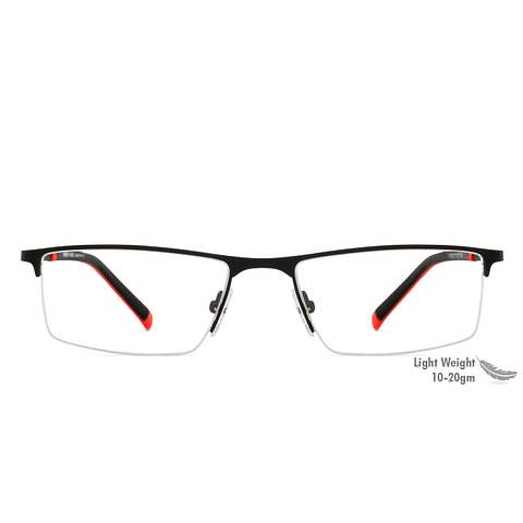 Vincent Chase Online Black Half Rim Rectangle left side Vincent Chase Online Black Half Rim Rectangle left side