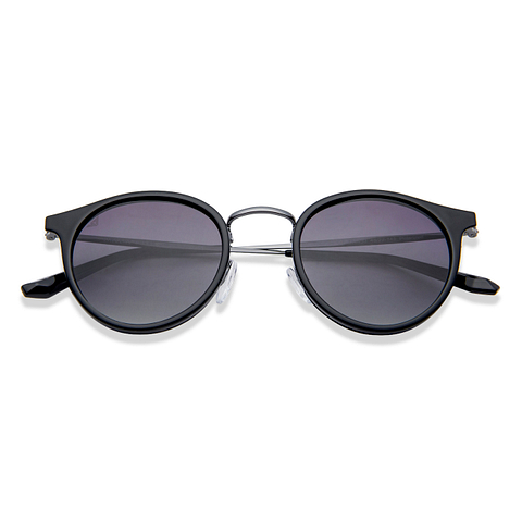 Vincent Chase Polarized Light Gray Full Rim Round left side Vincent Chase Polarized Light Gray Full Rim Round left side