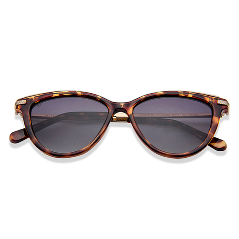 Vincent Chase Polarized Light Brown Full Rim Cat Eye left side Vincent Chase Polarized Light Brown Full Rim Cat Eye left side
